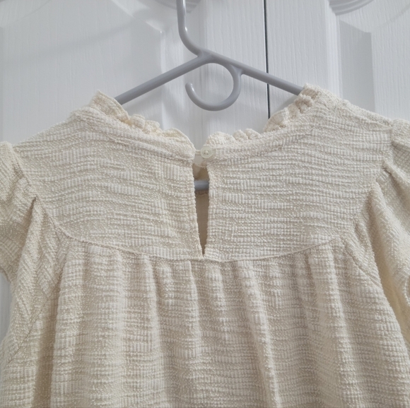 Madewell Textural Knit Ruffle-Neck Top - Picture 11 of 11